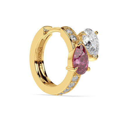 Floating Hoop Earrings