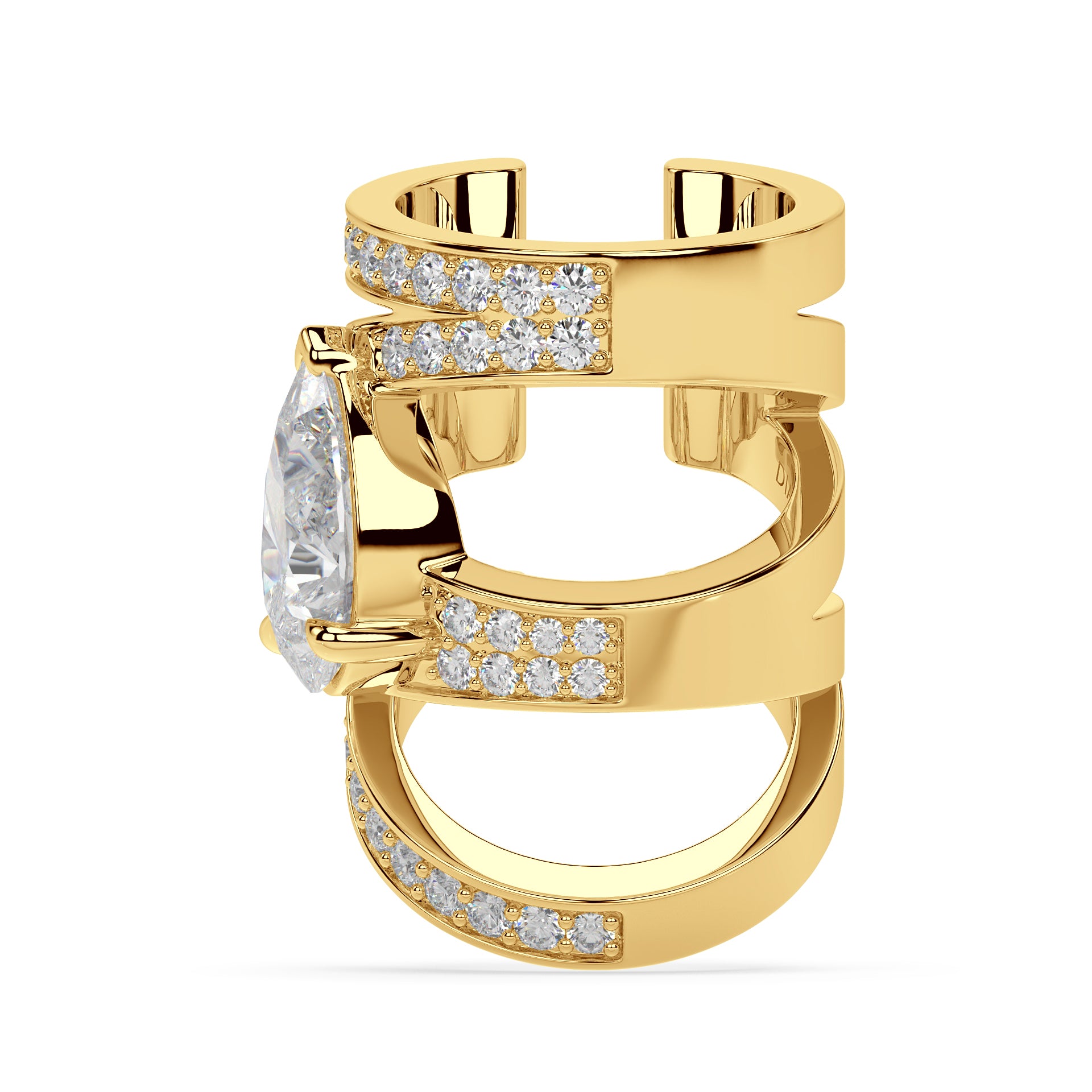 ICONIC AVANT-GARD CUFF I PEAR