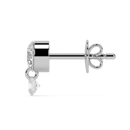 FLOATING STONES SINGLE EARSTUD