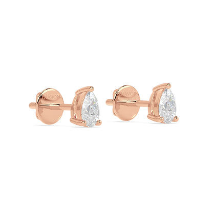 ESSENTIAL SOLITAIRE earrings | Pear