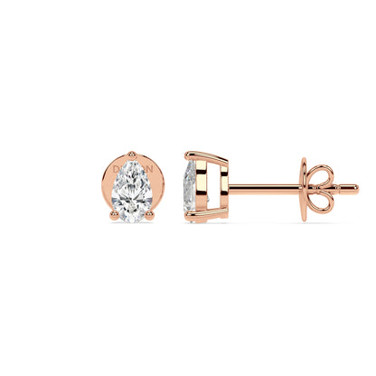 ESSENTIAL SOLITAIRE earrings | Pear