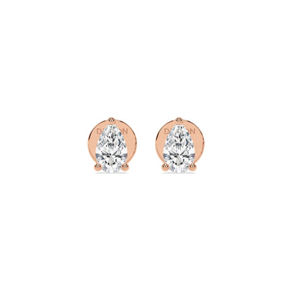 ESSENTIAL SOLITAIRE earrings | Pear