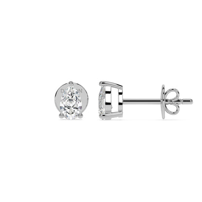 ESSENTIAL SOLITAIRE earrings | Pear