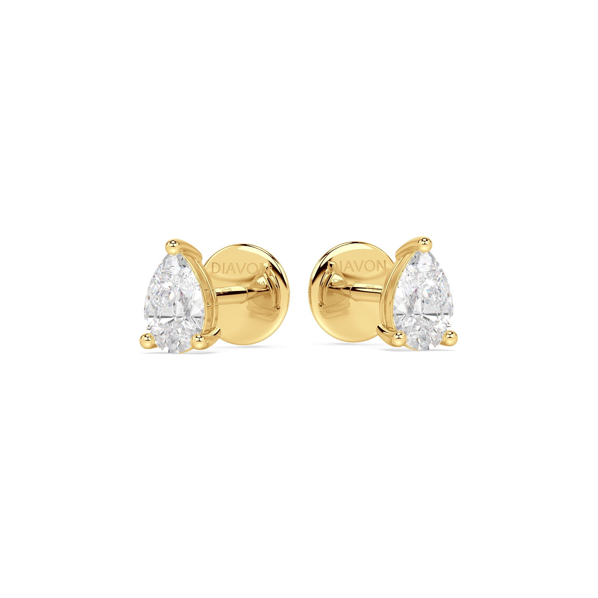 ESSENTIAL SOLITAIRE earrings | Pear