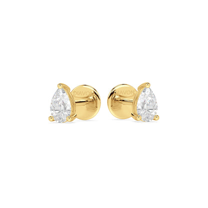 ESSENTIAL SOLITAIRE earrings | Pear