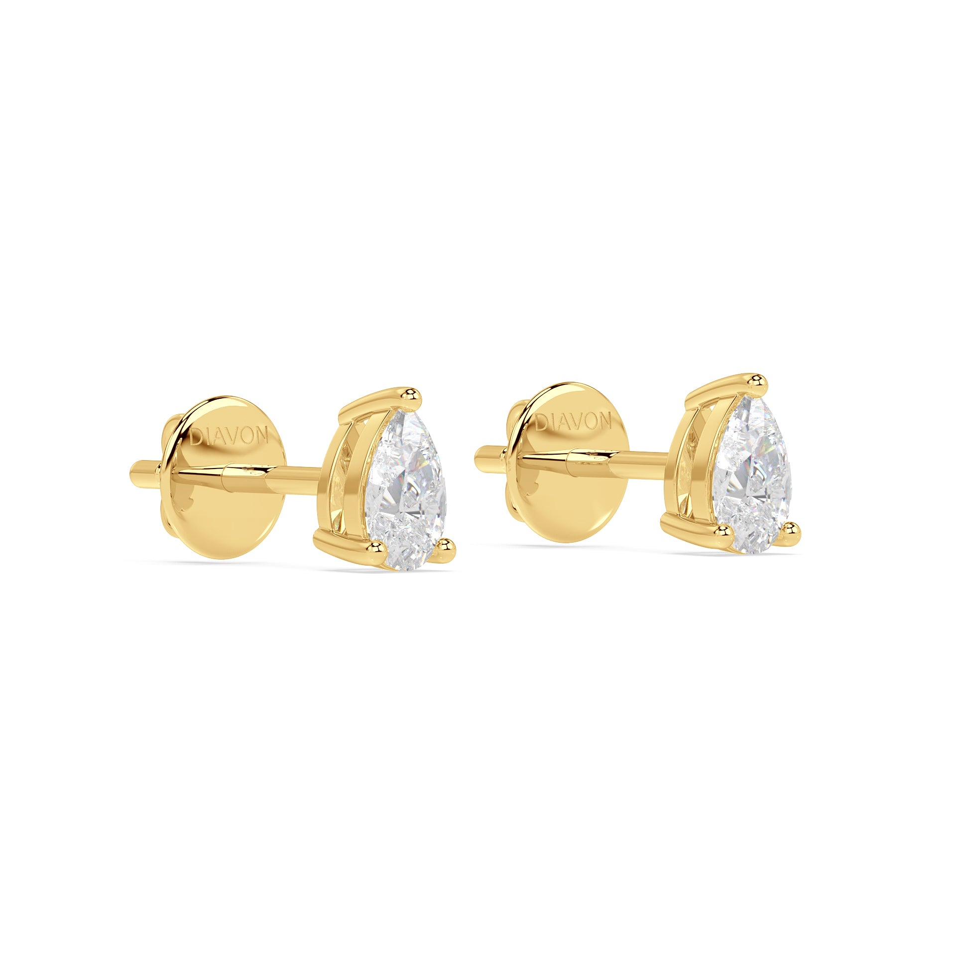 ESSENTIAL SOLITAIRE earrings | Pear