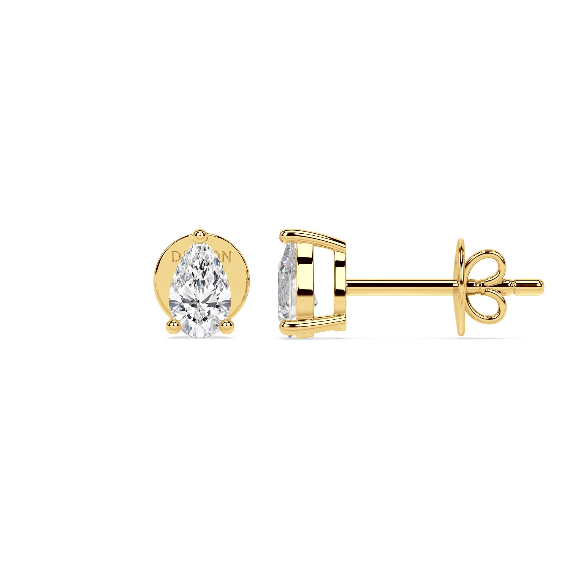 ESSENTIAL SOLITAIRE earrings | Pear