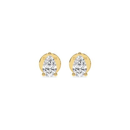 ESSENTIAL SOLITAIRE earrings | Pear