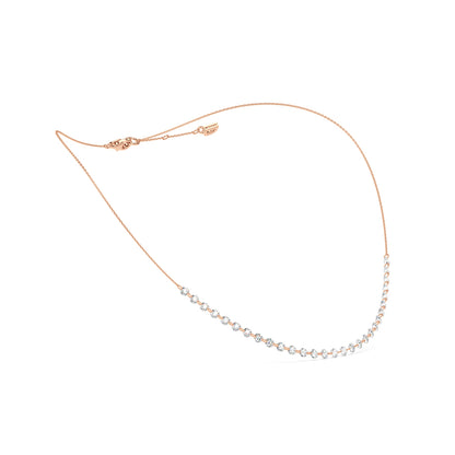 FLOATING STONES CLUSTER NECKLACE