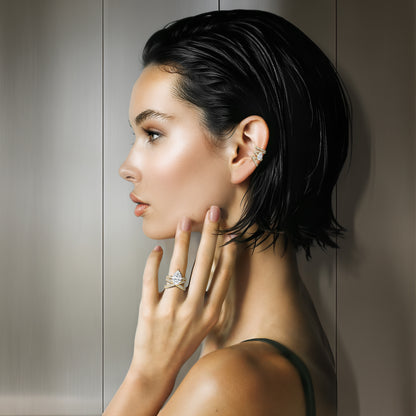 AVANT-GARD RING I PAVE