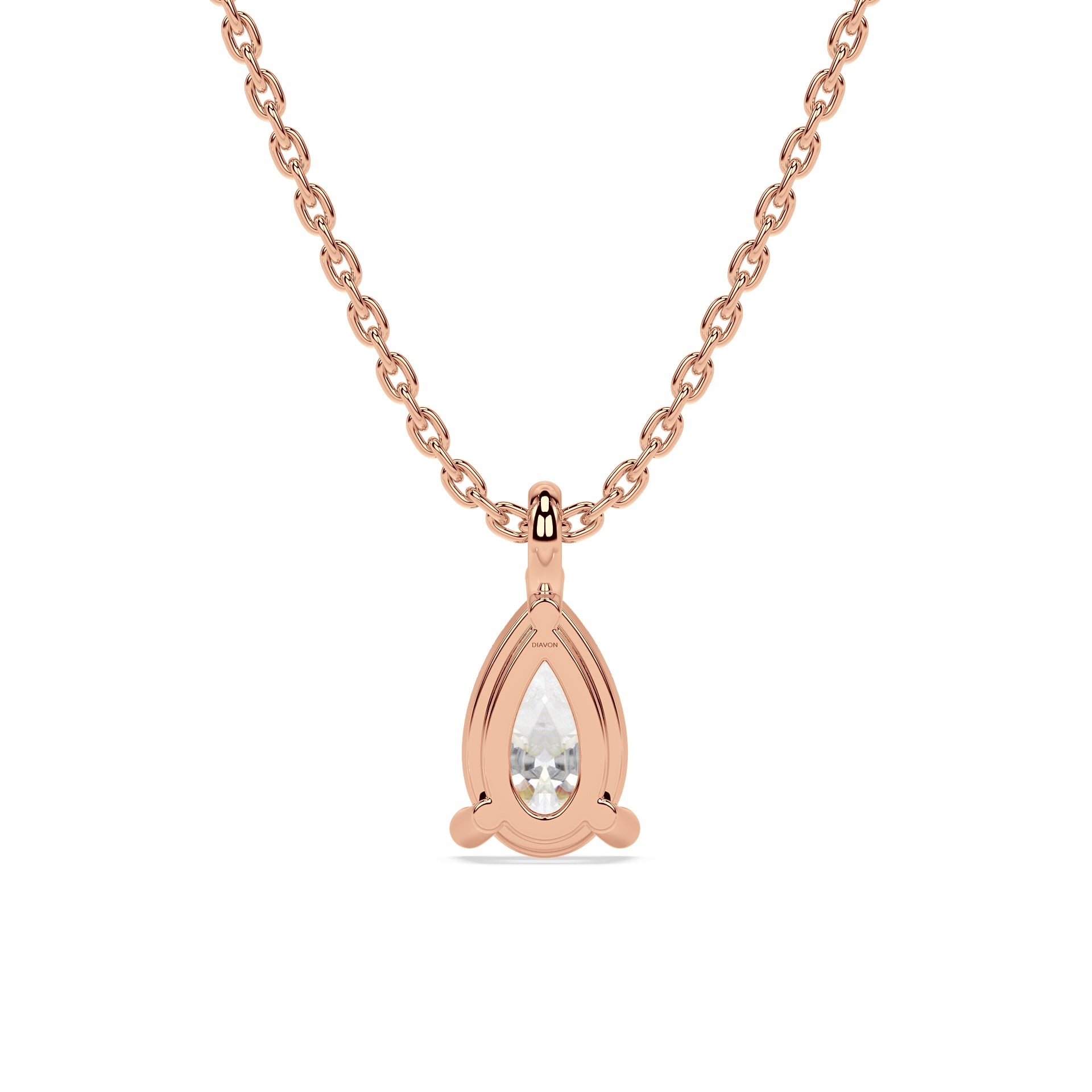 ESSENTIAL SOLITAIRE NECKLACE I PEAR