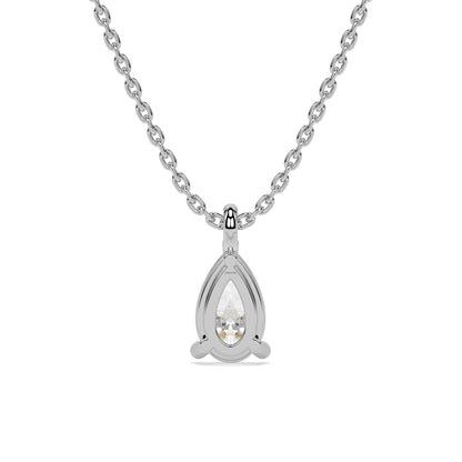 ESSENTIAL SOLITAIRE NECKLACE I PEAR