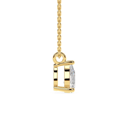 ESSENTIAL SOLITAIRE NECKLACE I PEAR