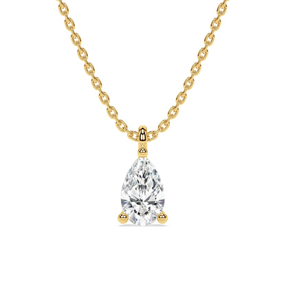 ESSENTIAL SOLITAIRE NECKLACE I PEAR