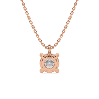 ESSENTIAL SOLITAIRE NECKLACE I ROUND