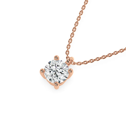 ESSENTIAL SOLITAIRE NECKLACE I ROUND