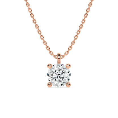 ESSENTIAL SOLITAIRE NECKLACE I ROUND