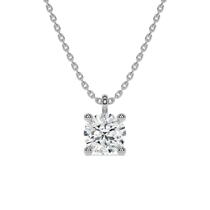 ESSENTIAL SOLITAIRE NECKLACE I ROUND