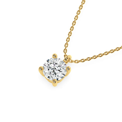 ESSENTIAL SOLITAIRE NECKLACE I ROUND