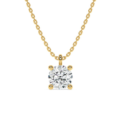ESSENTIAL SOLITAIRE NECKLACE I ROUND