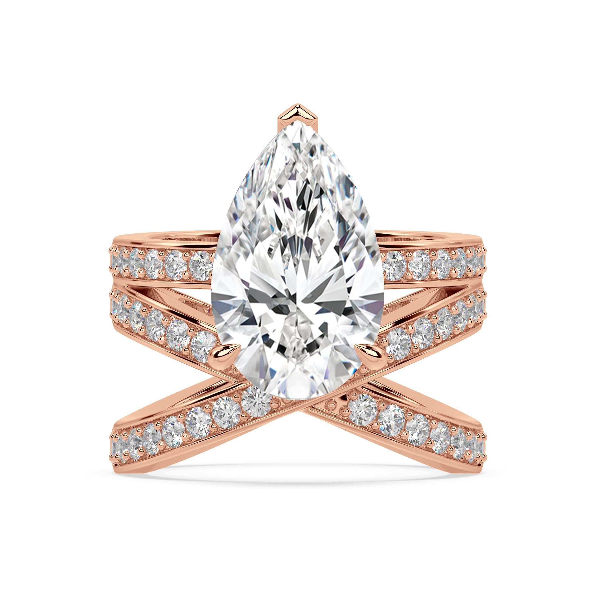 ICONIC AVANT-GARD RING I PEAR