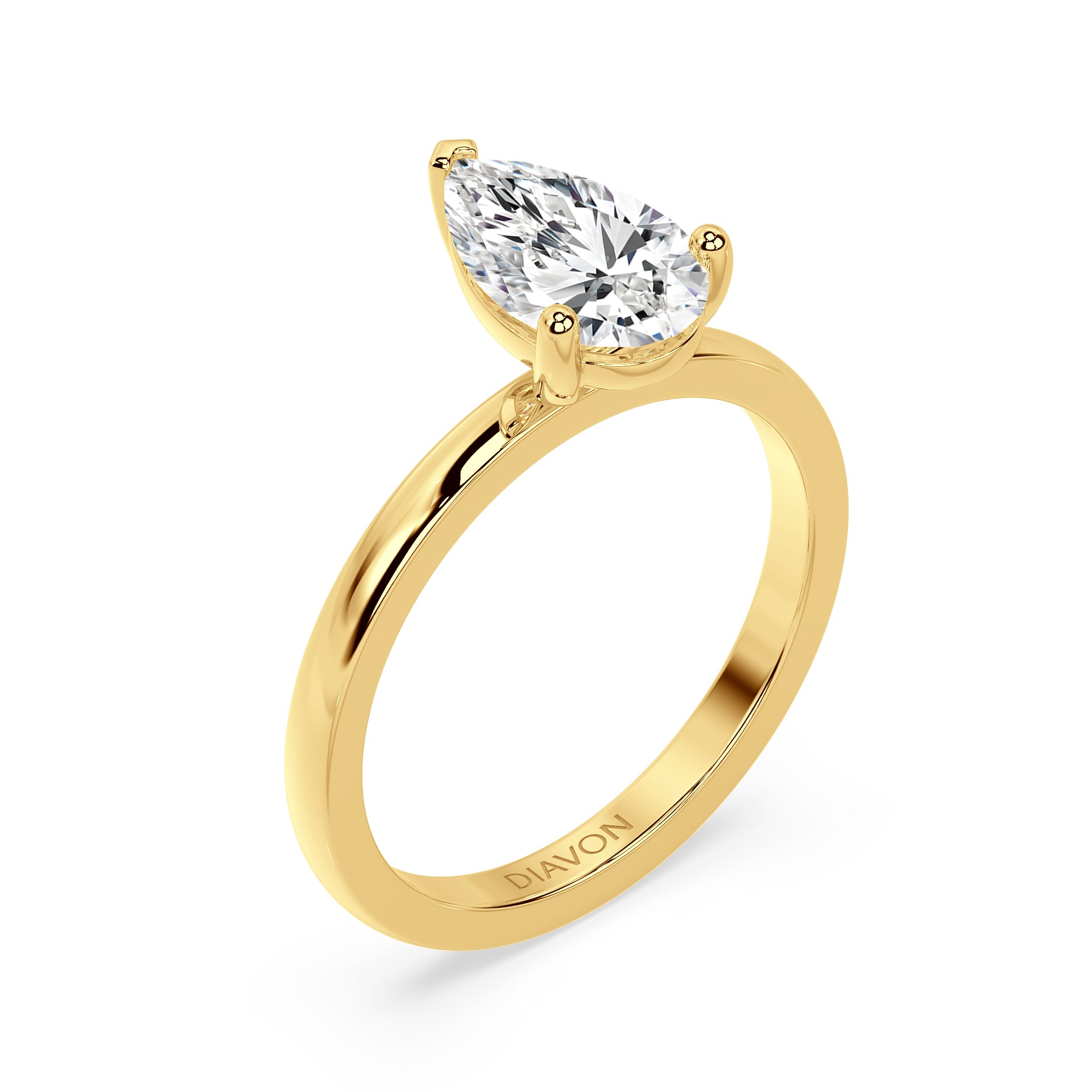 SIGNATURE SOLITAIRE RING I PEAR