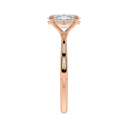 TAPERED SOLITAIRE RING I OVAL