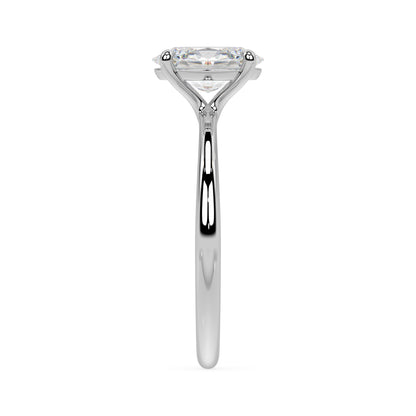 TAPERED SOLITAIRE RING I OVAL