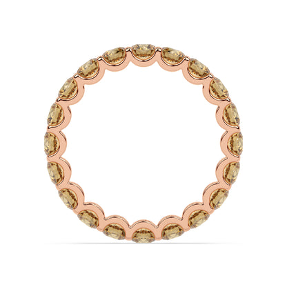 CHAMPAGNE MODERN MEMORY RING I ROUND