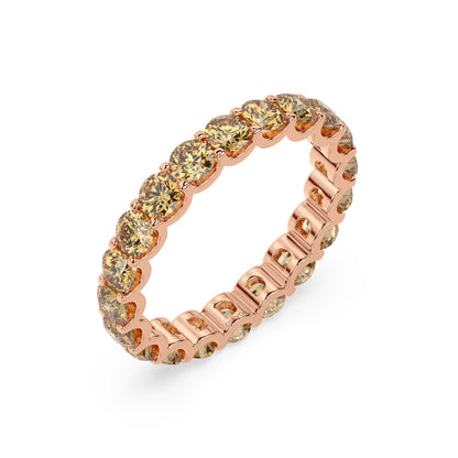 CHAMPAGNE MODERN MEMORY RING I ROUND