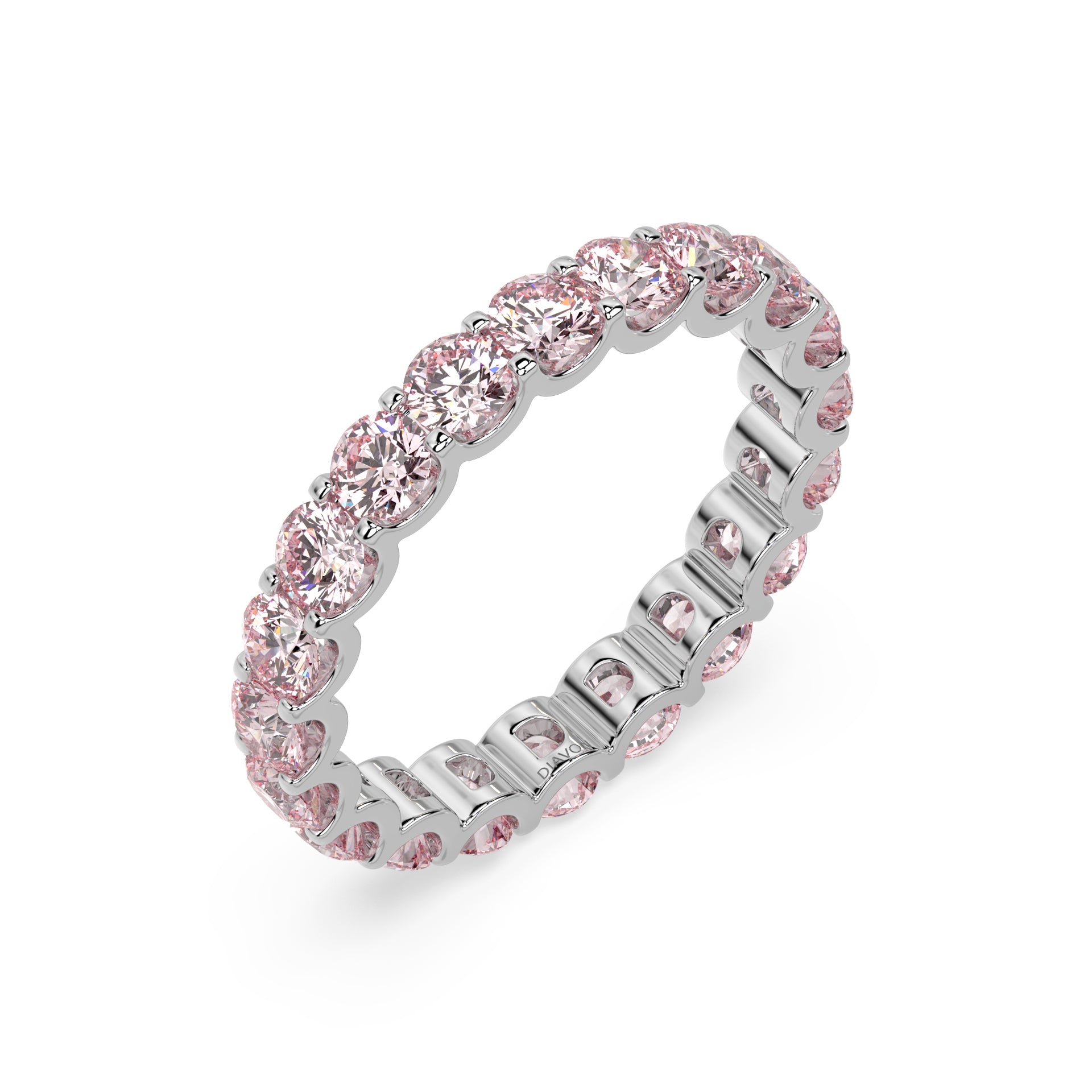 PINK MODERN MEMORY RING I ROUND