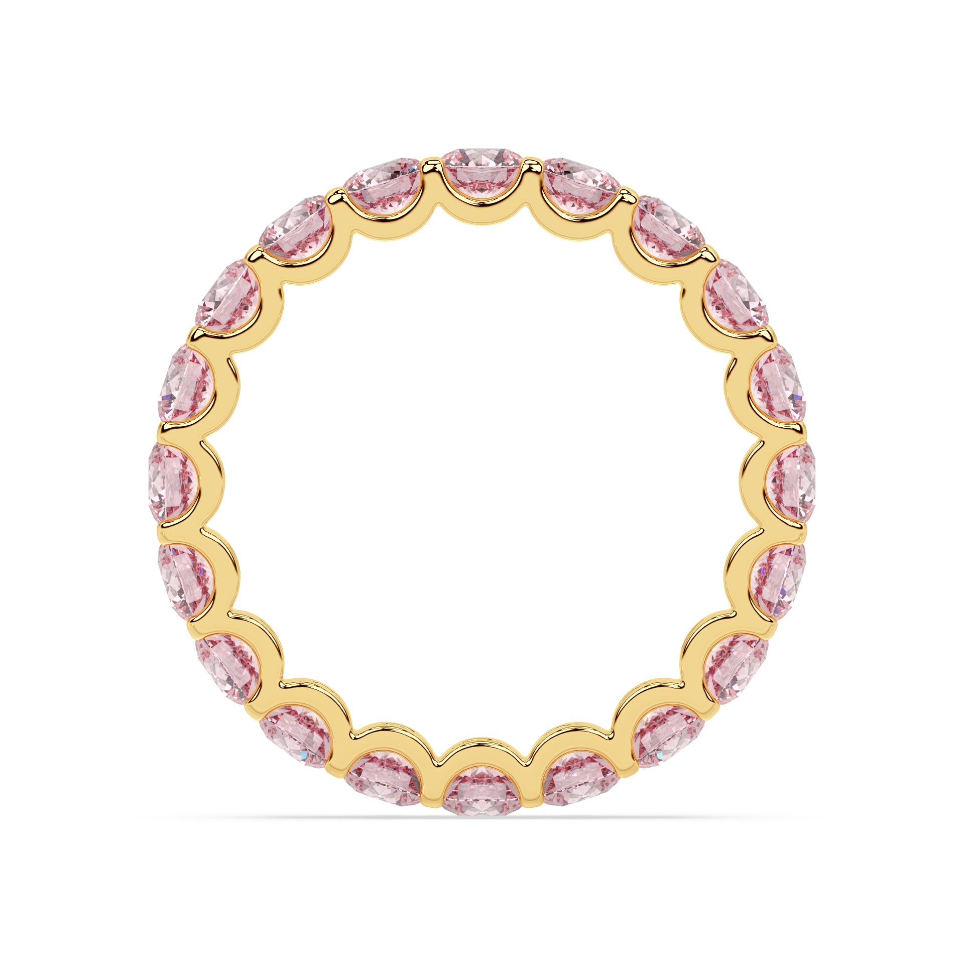 PINK MODERN MEMORY RING I ROUND