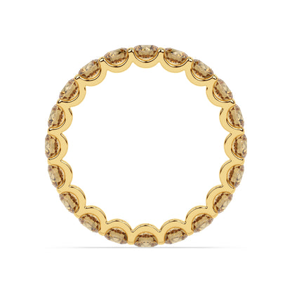 CHAMPAGNE MODERN MEMORY RING I ROUND