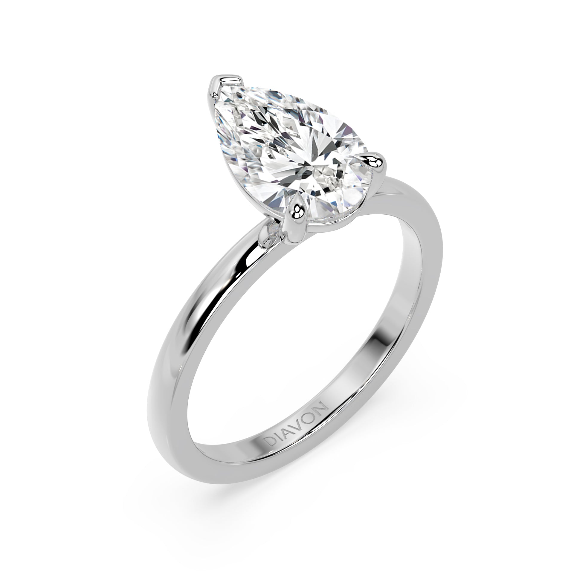 ICONIC SOLITAIRE RING I PEAR