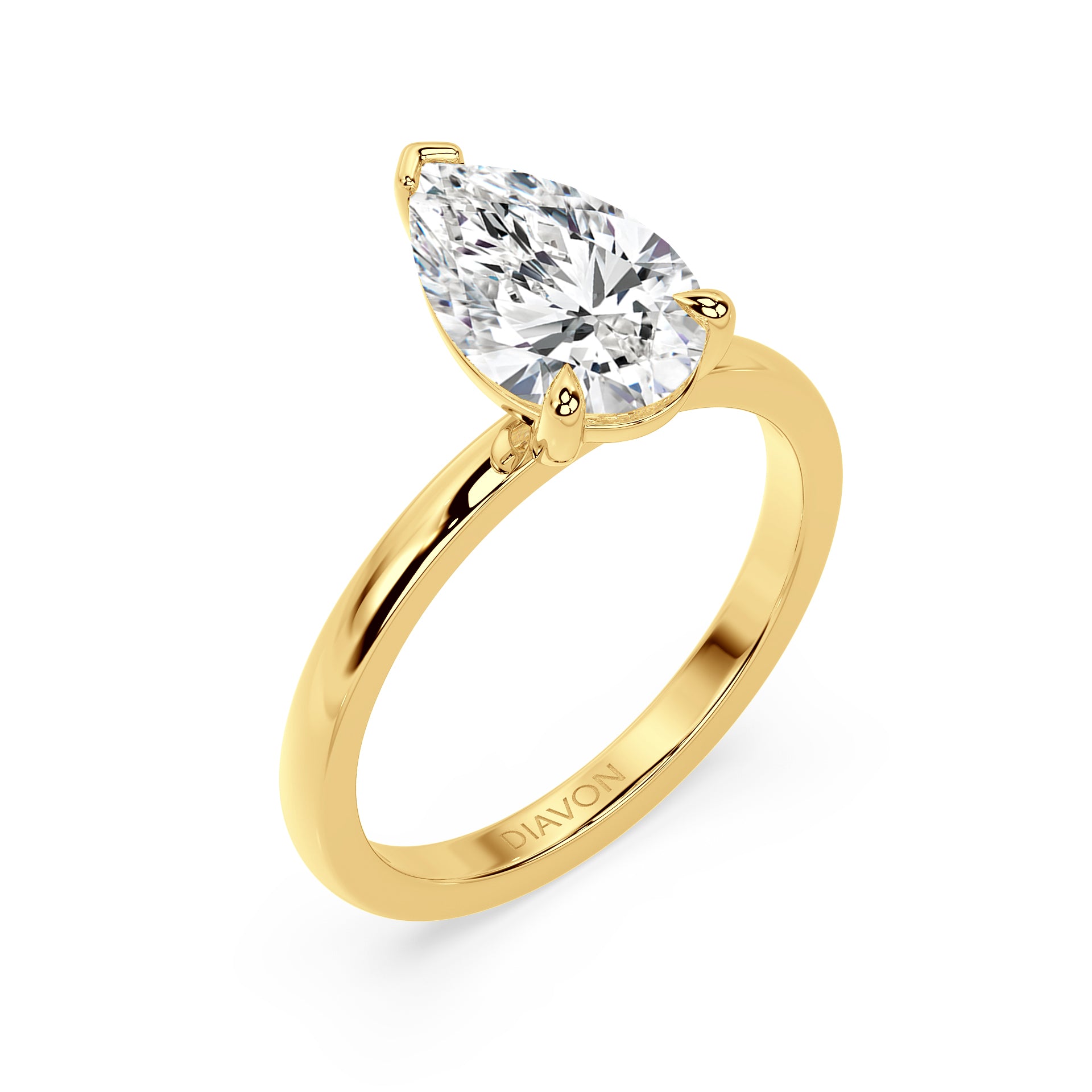 ICONIC SOLITAIRE RING I PEAR