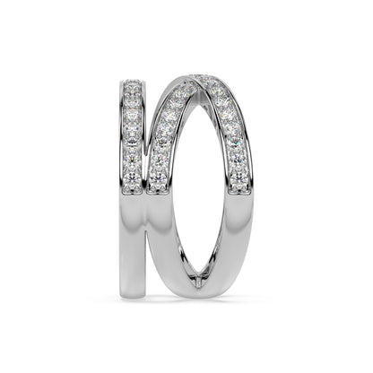 AVANT-GARD RING I PAVE