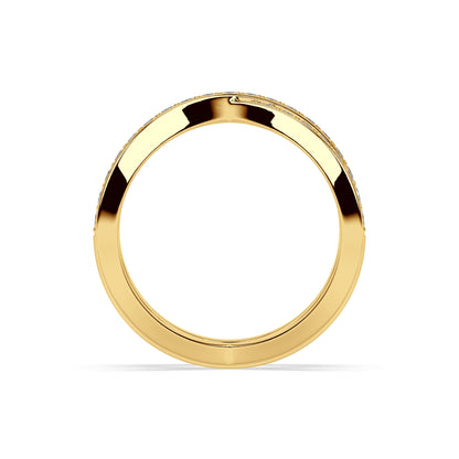 AVANT-GARD RING I PAVE