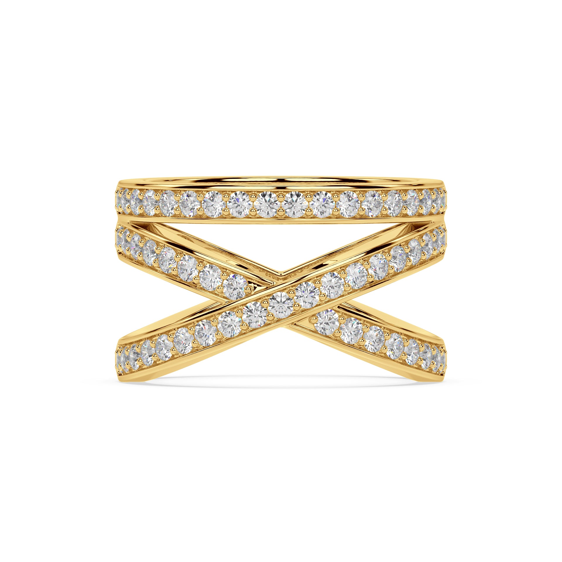 AVANT-GARD RING I PAVE