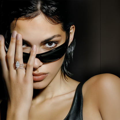 ICONIC AVANT-GARD RING I PEAR