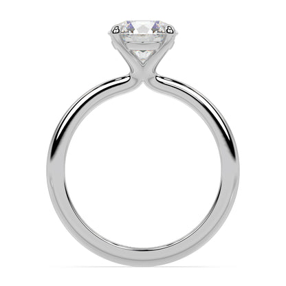 TAPERED SOLITAIRE RING I ROUND