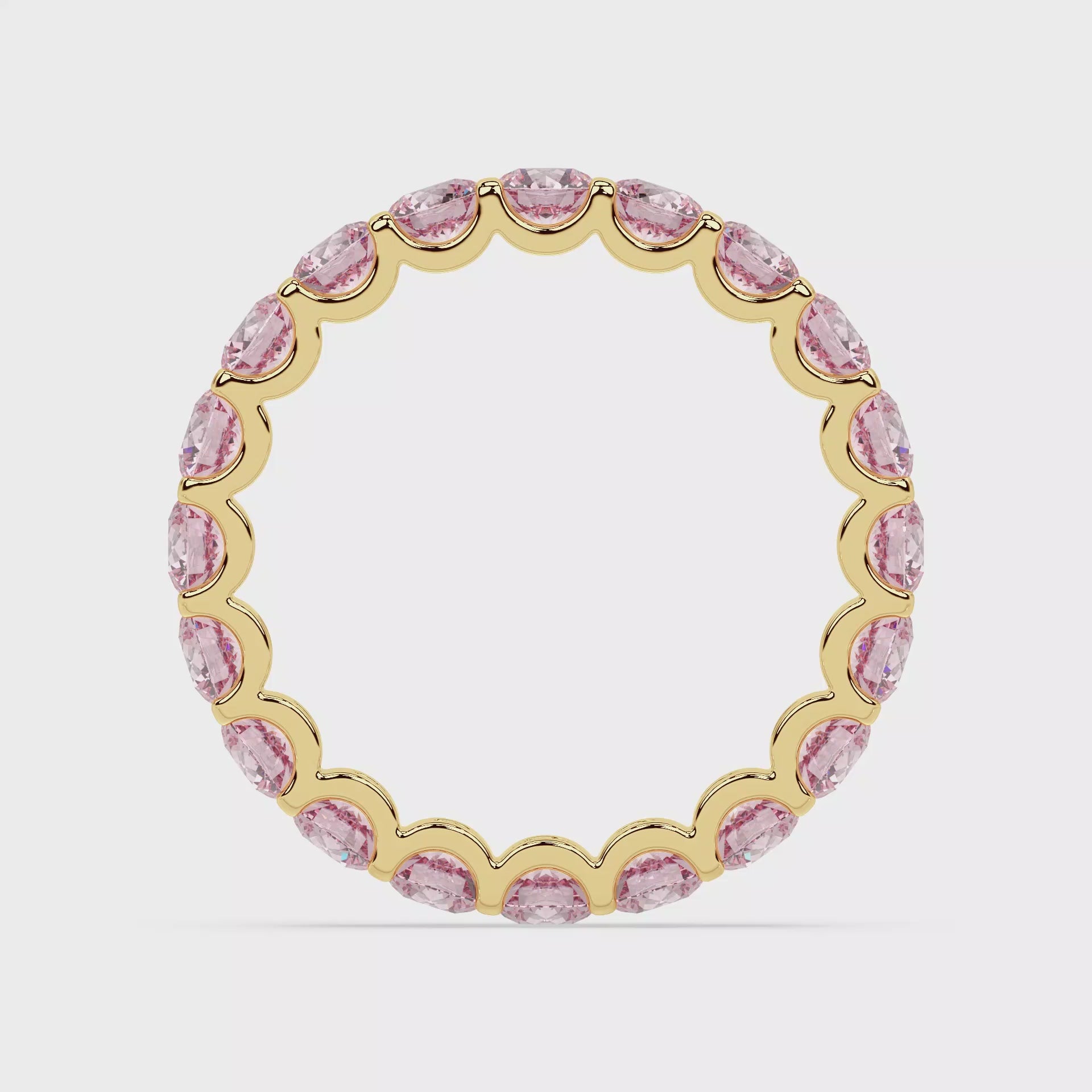 Load video: PINK MODERN MEMORY RING I ROUND