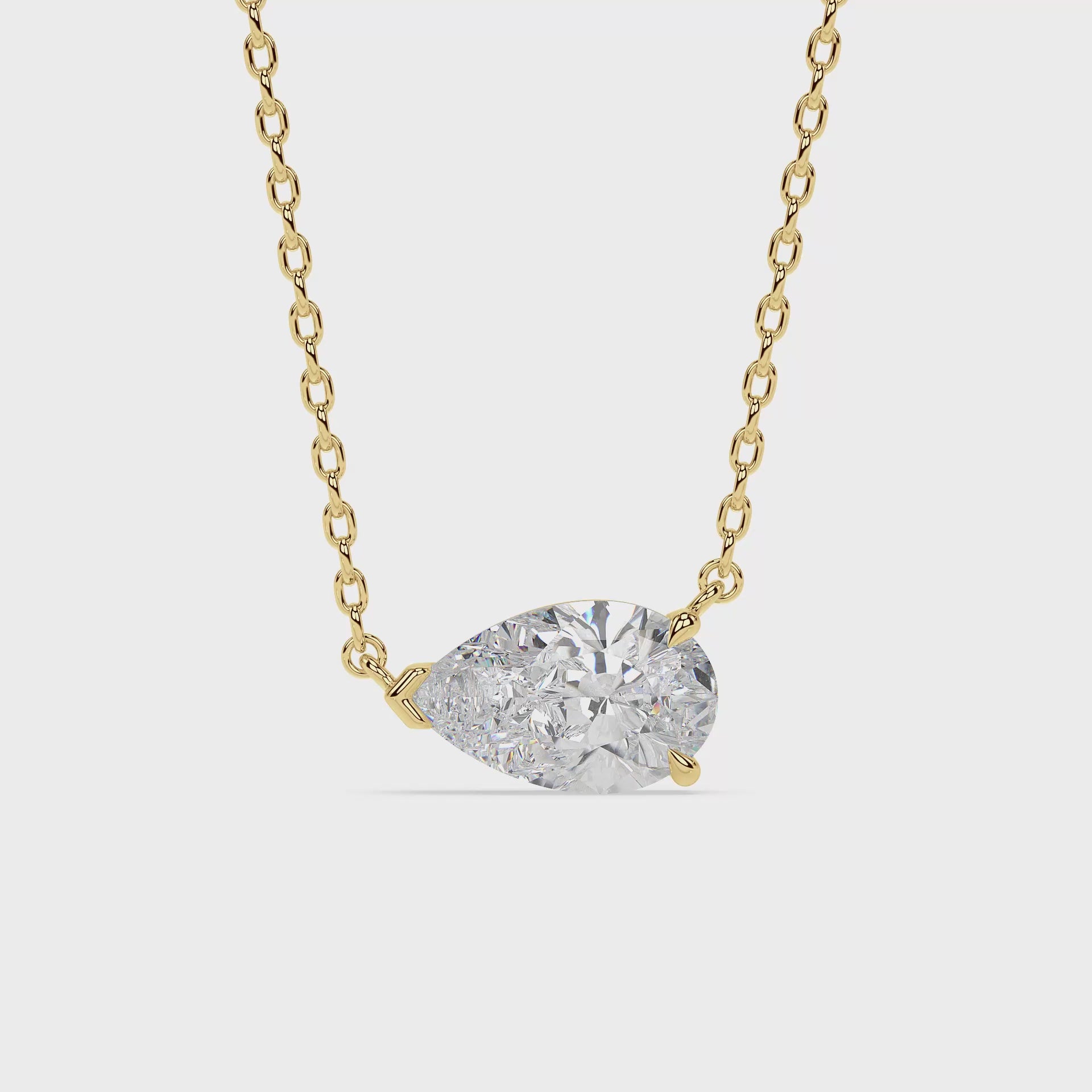 Load video: AVANT-GARD NECKLACE I PEAR